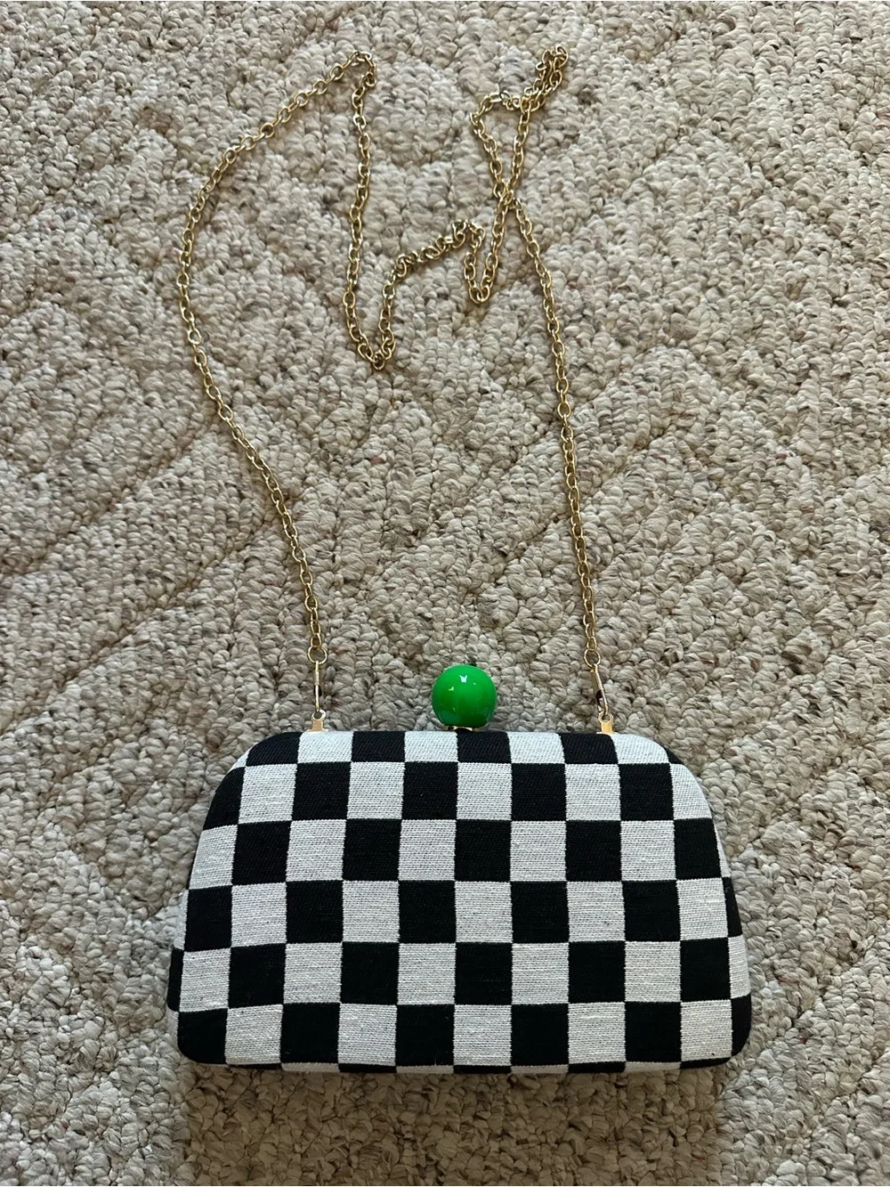 Shiraleah Checkered Clutch